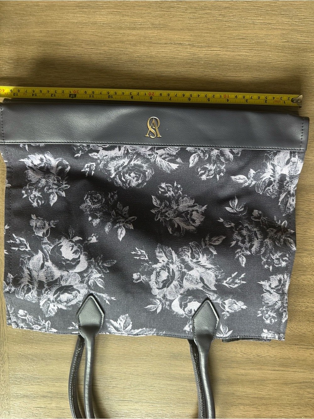 Victoria's Secret Purple Floral Tote Bag - Picture 7 of 9